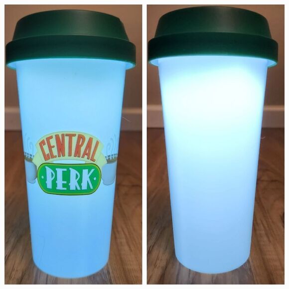🔸️NIB Friends Central Perk Travel Coffee Mug Portable Light - Picture 3 of 13